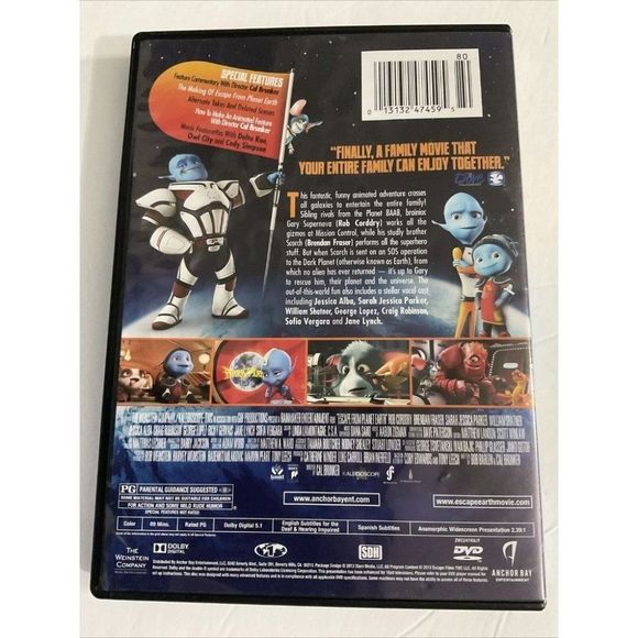 Escape From Planet Earth - DVD - VERY GOOD - Picture 2 of 5